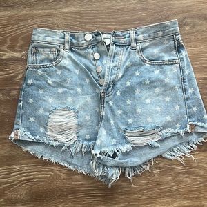 Superdown denim shorts